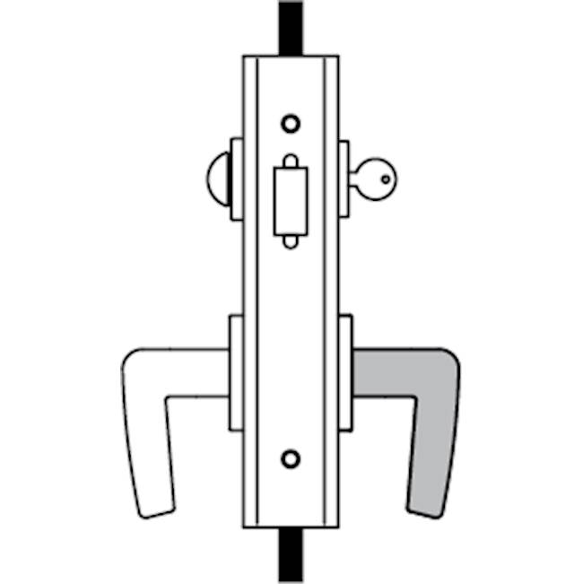 Accurate Lock And Hardware Entry (cylinder x t-turn, cylinder not included)