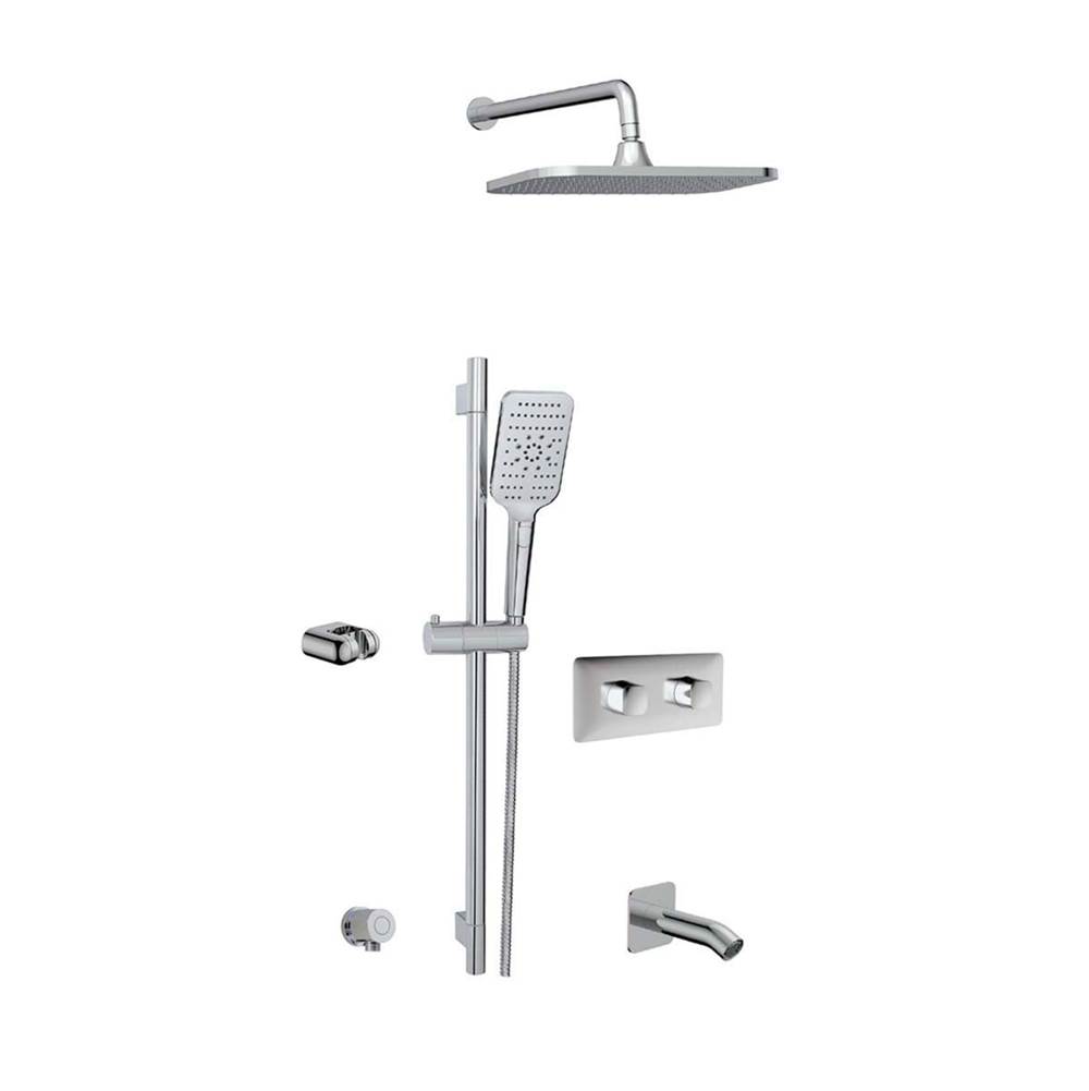 Aquabrass Inabox 2 Shower Faucet - 2 Way Shared - T12123 Valve Required