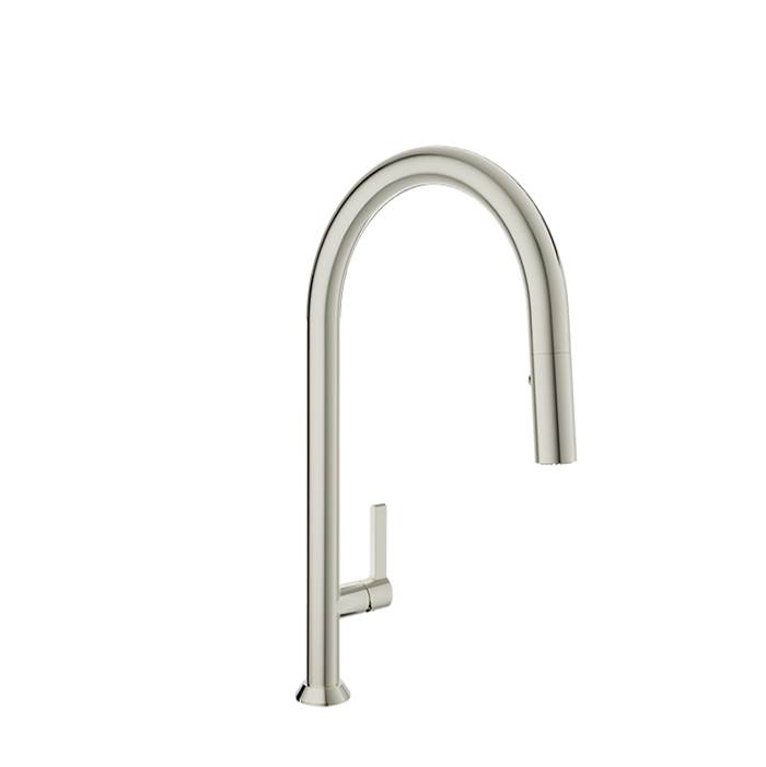 BARiL High single hole kitchen faucet with 2-function pull-down spray