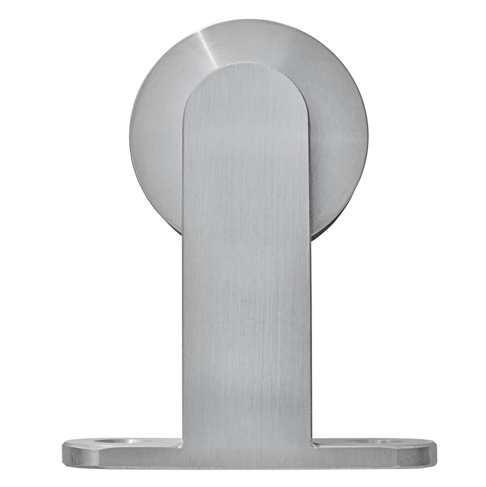 Beyerle Pandora for wooden doors, passage width 44 1/2'' - 49 3/16'', polished stainless steel