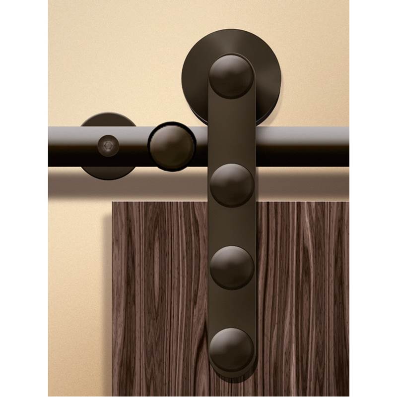 Beyerle Antra I for wooden doors, passage width 79'' - 94 1/2'', dark bronze
