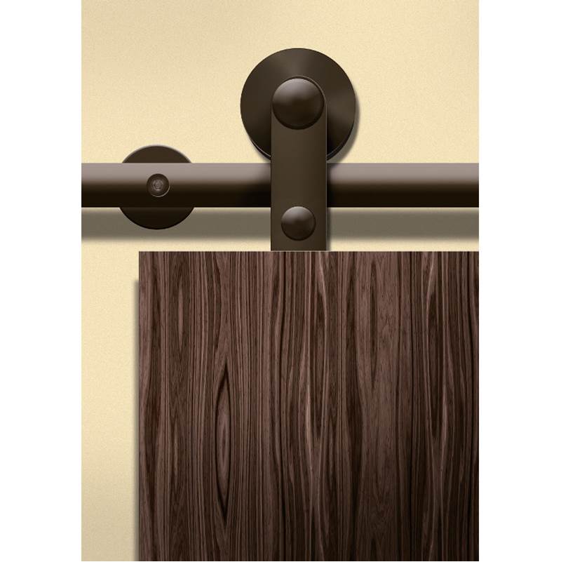 Beyerle Antra II for wooden doors, passage width 79'' - 94 1/2'', dark bronze