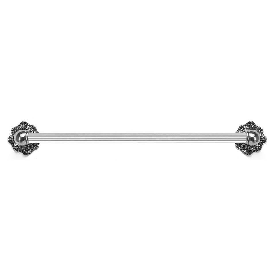 Carpe Diem Hardware Acanthus 16'' O.C. (Approximately) Towel Bar Renaissance Style With 5/8'' Reeded Center