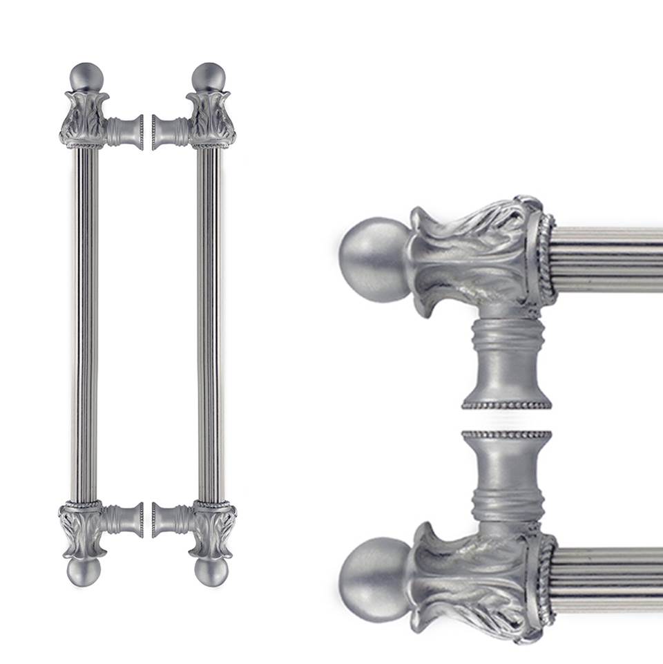 Carpe Diem Hardware Acanthus Back To Back 9'' O.C. {Approx.} w/ 5/8'' Reeded Center Long Pull Romanesque Style