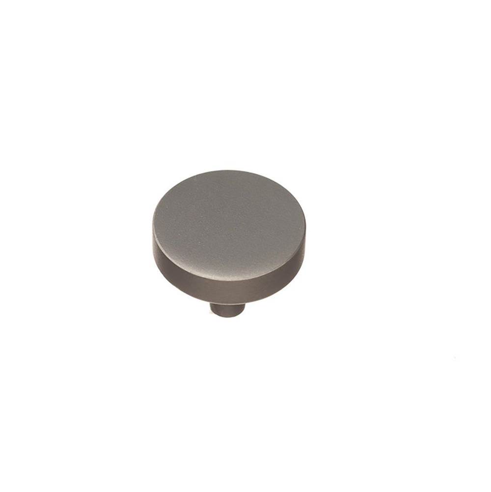 Colonial Bronze Cabinet Knob Hand Finished in Distressed Pewter