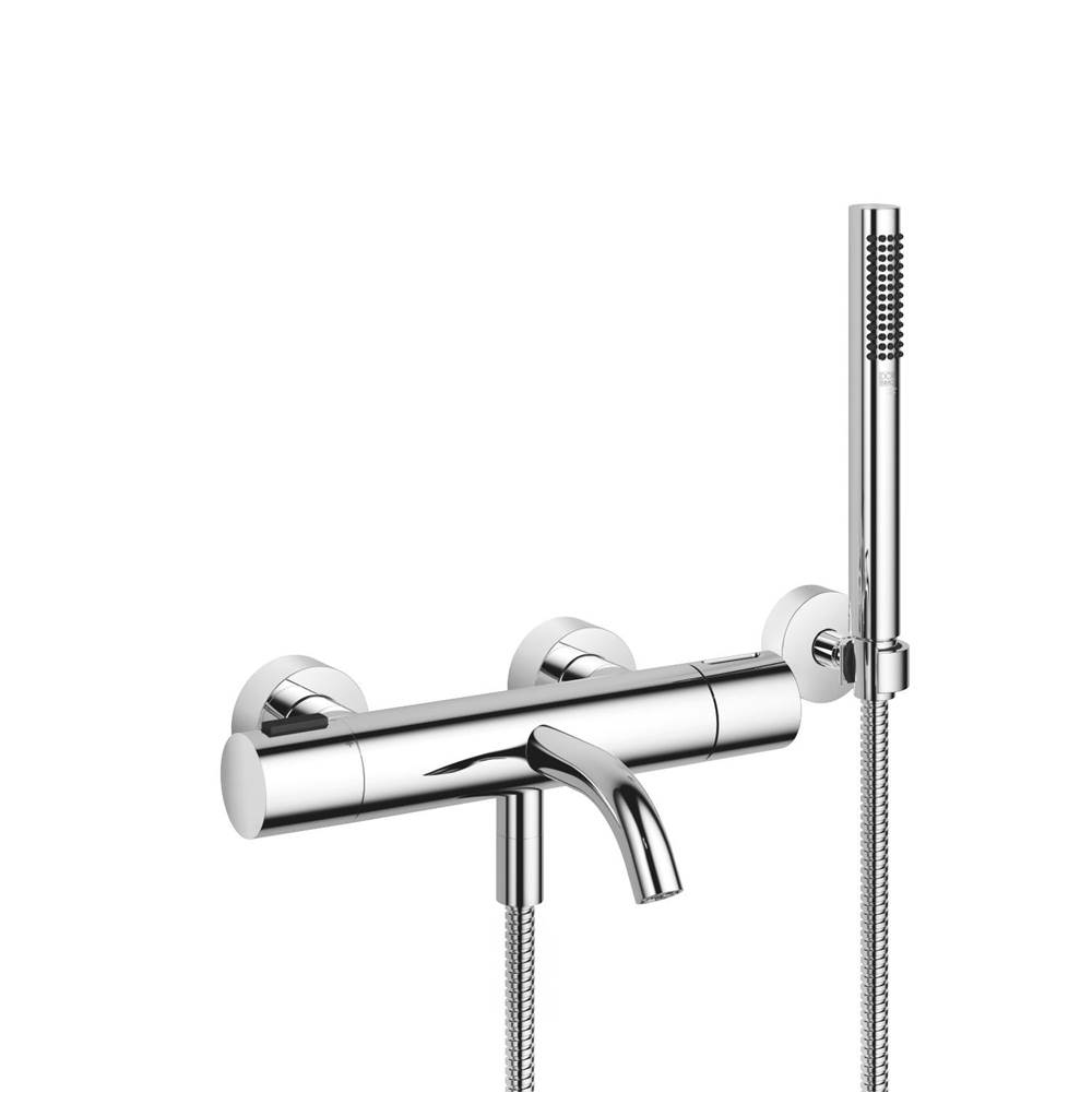 Dornbracht Tub Thermostat For Wall-Mounted Installation With Hand Shower Set In Polished Chrome