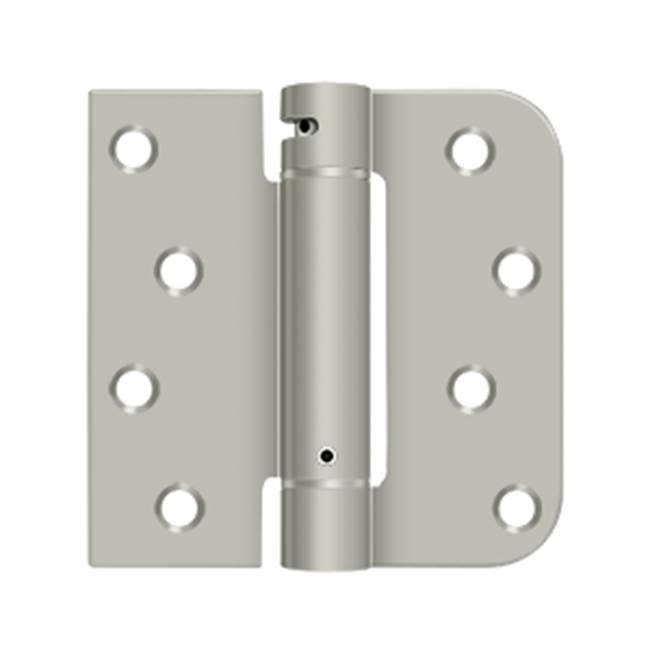 Deltana 4'' x 4'' x 5/8'' x SQ Spring Hinge, UL Listed