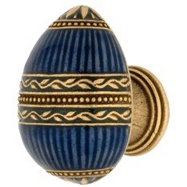Emenee Faberge Easter Egg Knob, Russian Gold
