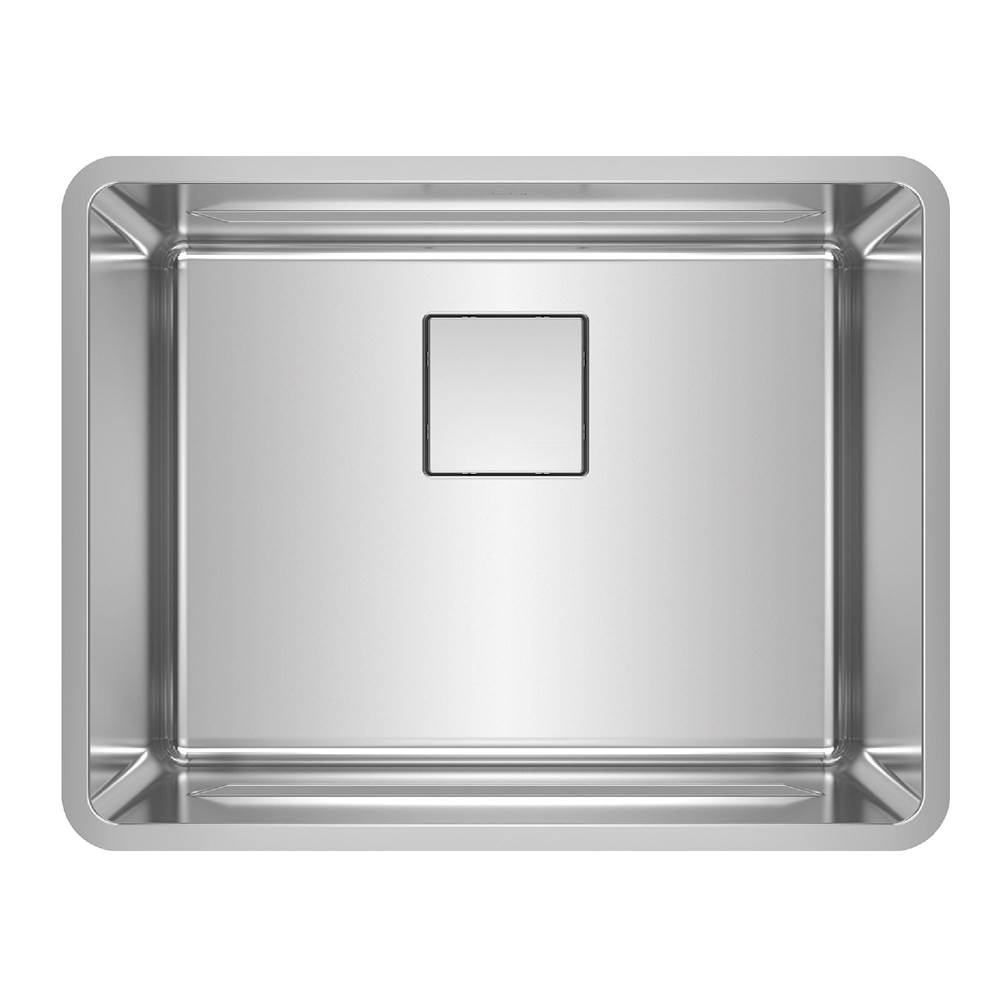 Franke Pescara 23.6-in. x 18.5-in. 18 Gauge Stainless Steel Undermount Single Bowl Kitchen Sink - PTX110-22
