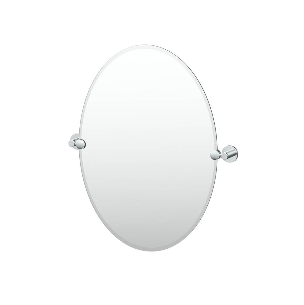 Gatco Reveal 26.5''H Oval Mirror Chrome