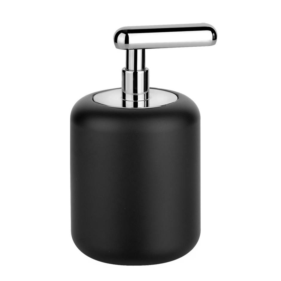 Gessi Freestanding Ceramic Liquid Soap Dispenser - Black Gres