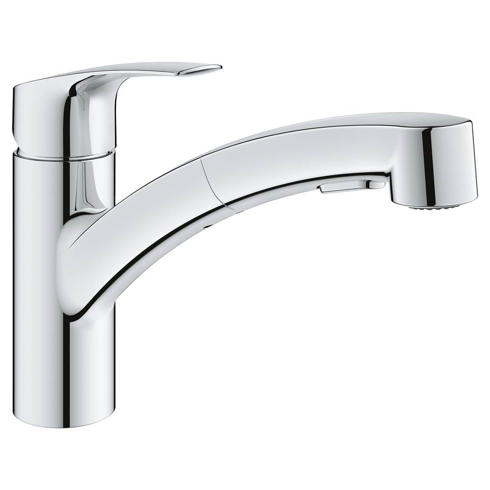 Grohe Eurosmart® Single-Handle Dual Spray Pull-Out Kitchen Faucet