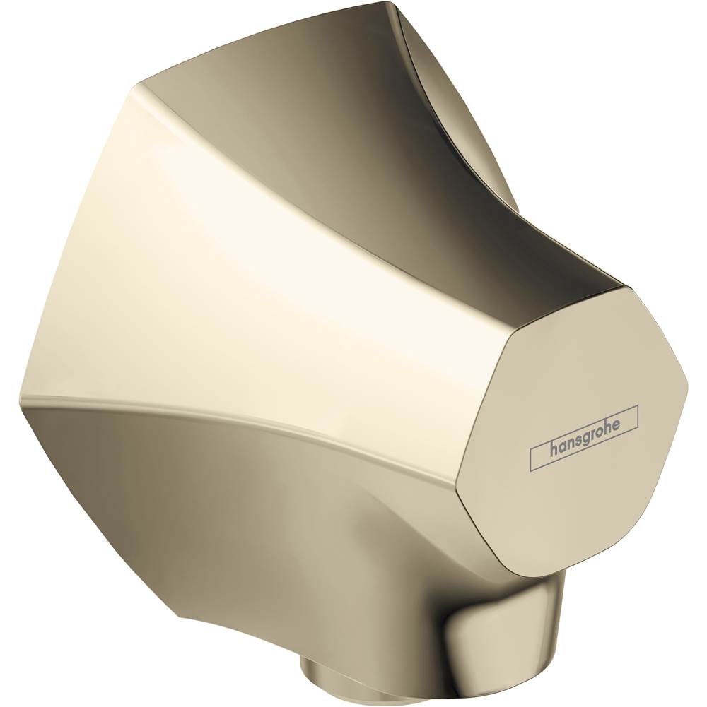 Hansgrohe Locarno Wall Outlet with Check Valves in Polished Nickel