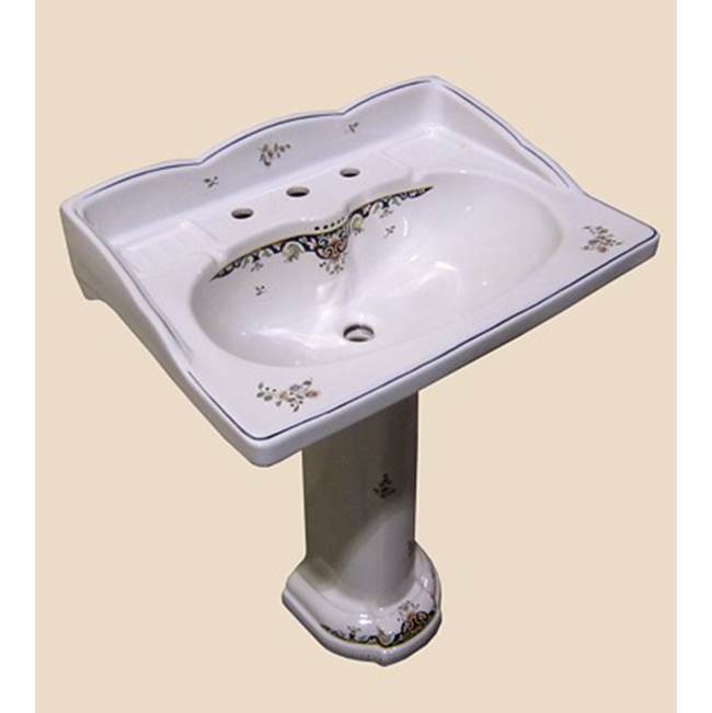 Herbeau ''Empire'' Pedestal Only in White