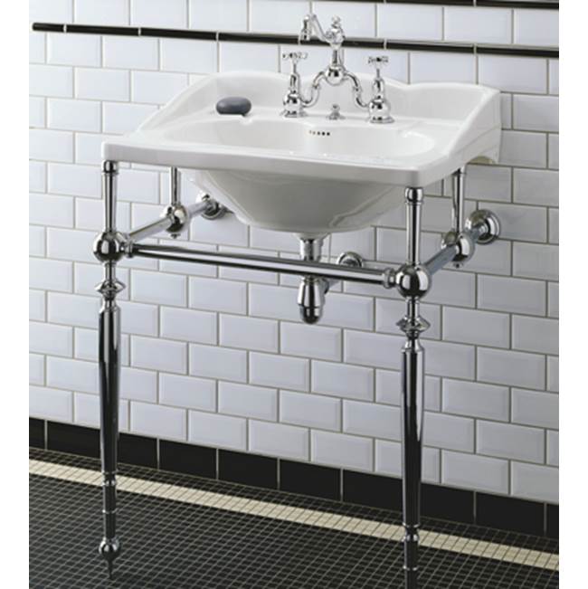 Herbeau ''Empire'' Metal Washstand Only in Brushed Nickel