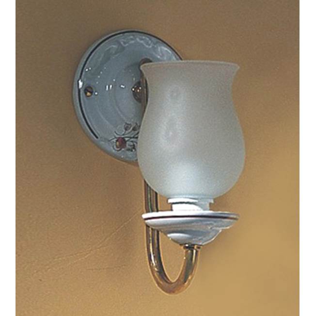 Herbeau Wall Light in Avesnes, Old Silver