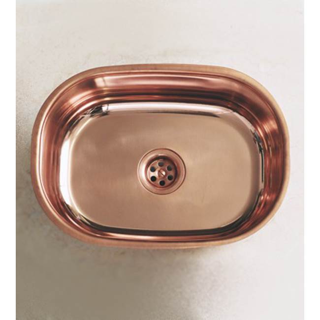 Herbeau ''Seine'' Oval Bowl in Polished Brass