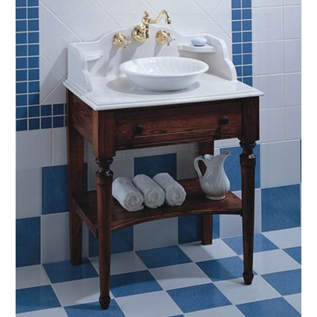 Herbeau ''Bonne Maman'' Bathroom Cabinet in Ash Wood w/Antique Stain