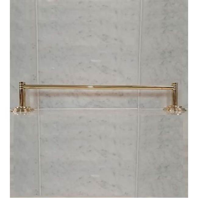 Herbeau ''Lille'' 18-inch Towel Bar in French Weathered Brass