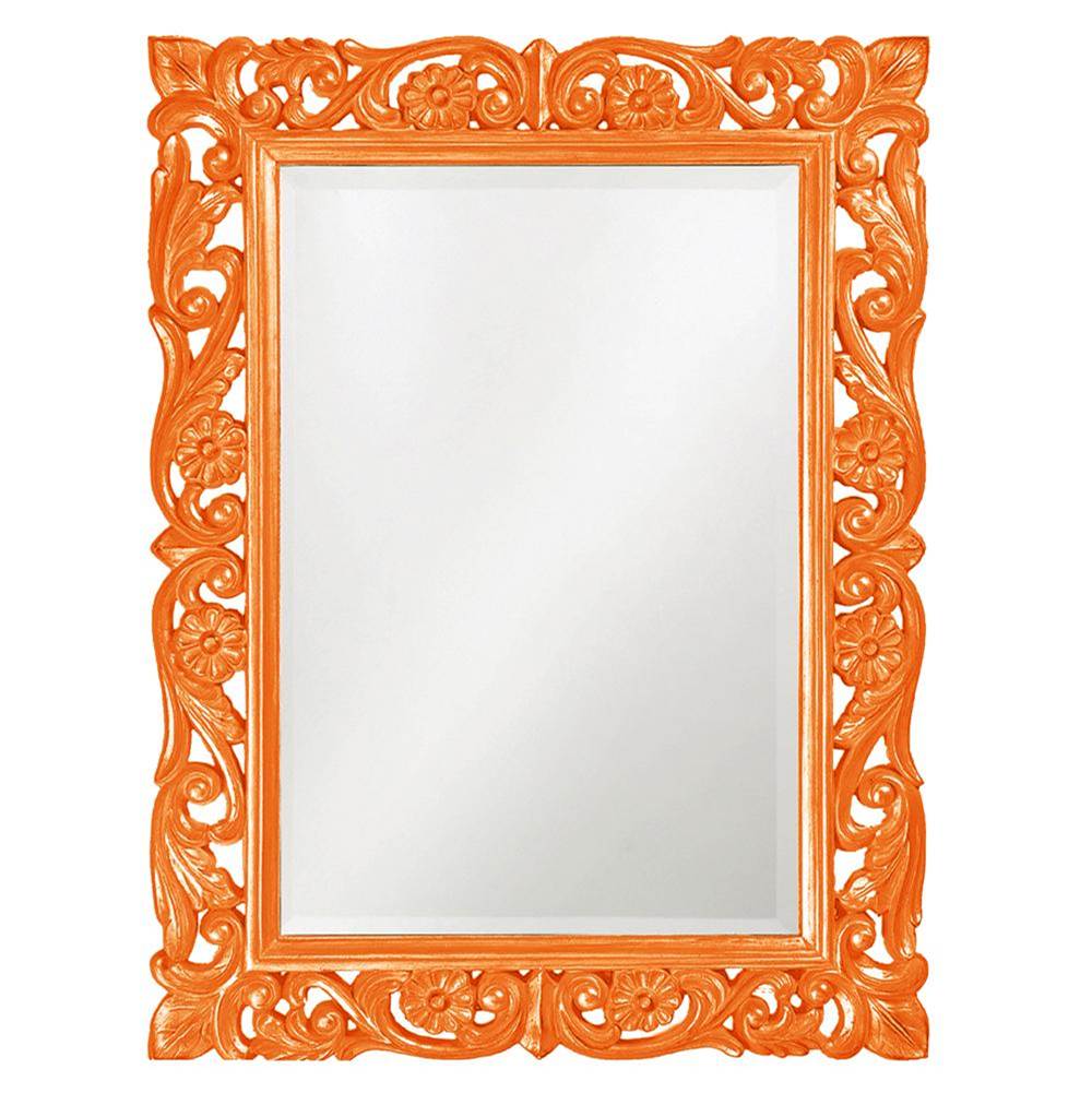 Howard Elliott Chateau Mirror - Glossy Orange
