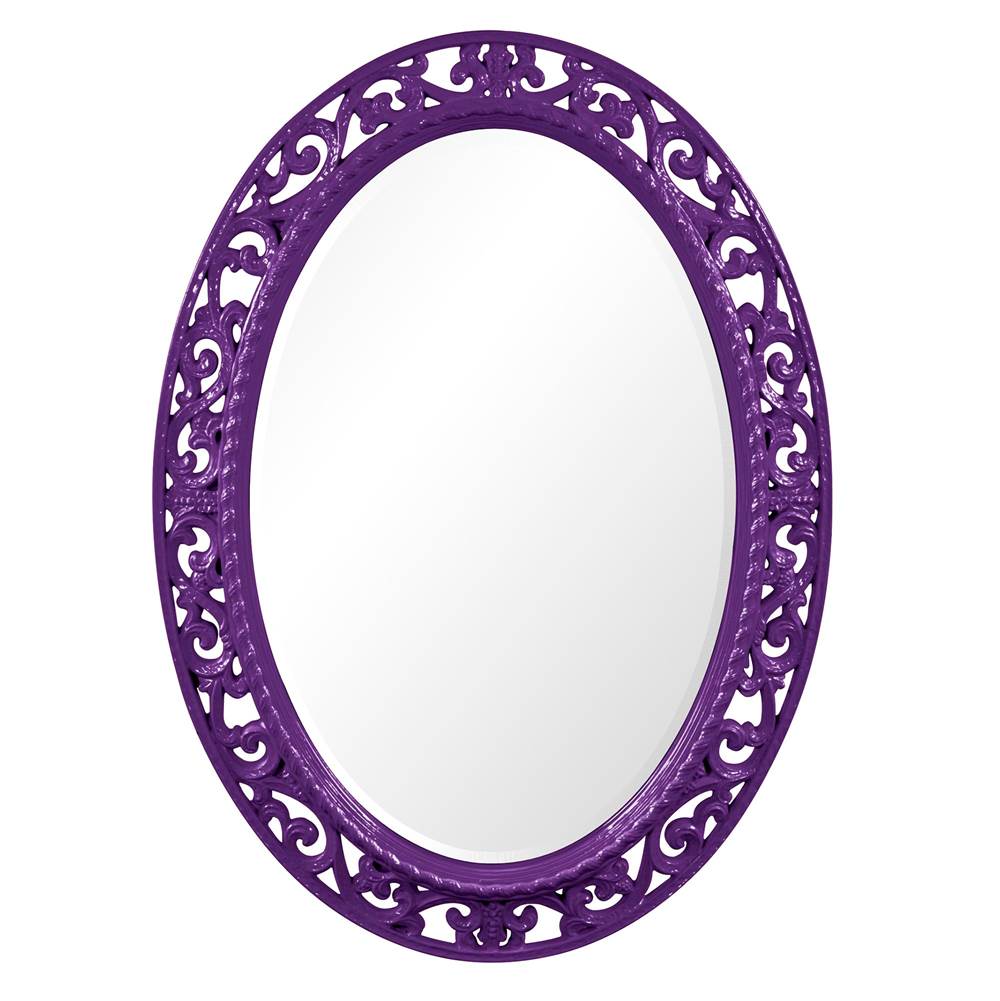 Howard Elliott Suzanne Mirror - Glossy Royal Purple