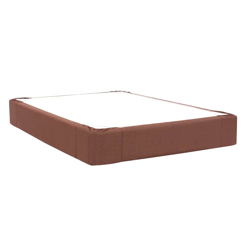 Howard Elliott Twin Boxspring Cover Sterling Chocolate