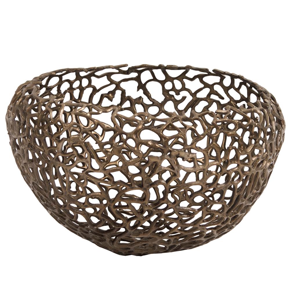 Howard Elliott Aluminum Bronze Nest Basket