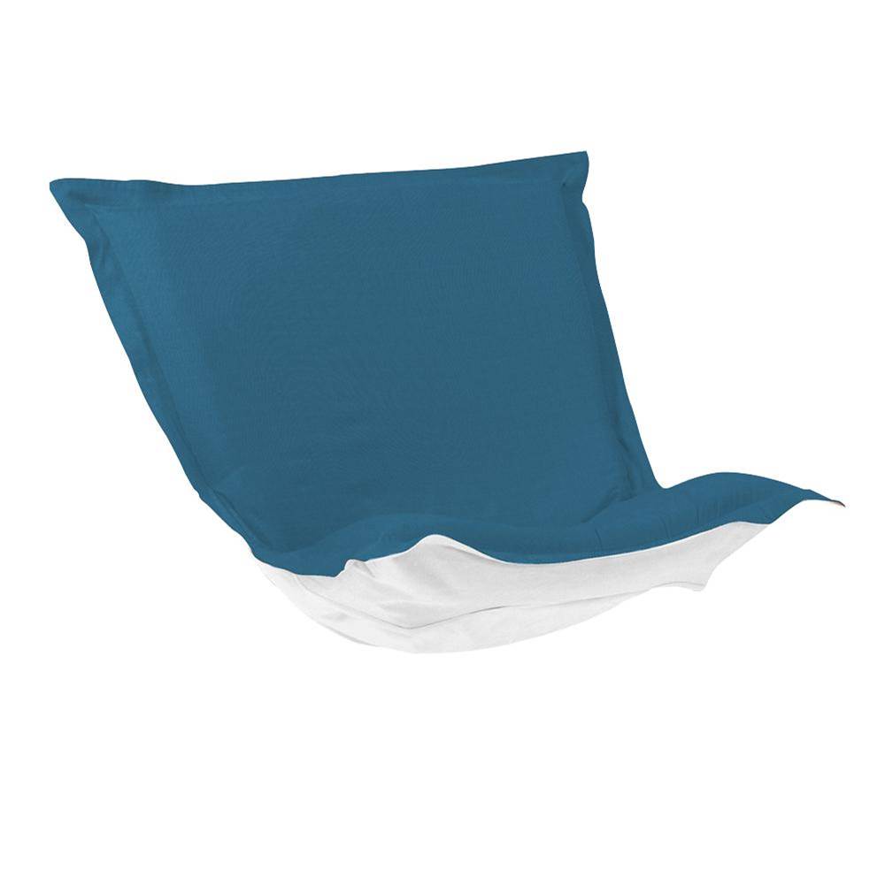 Howard Elliott Puff Chair Cushion Seascape Turquoise