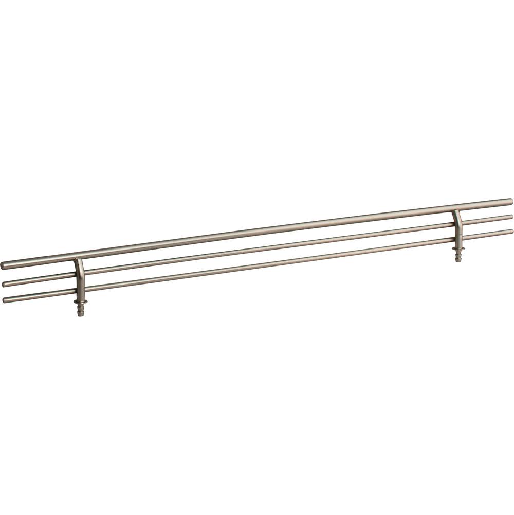 Hardware Resources 17'' Wide Satin Nickel Wire Shoe Fence for Shelving