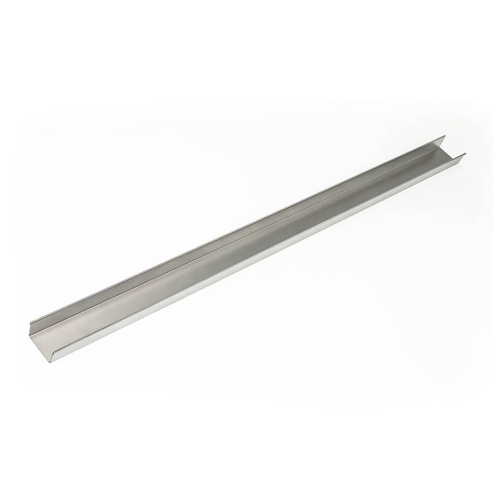 Infinity Drain 96'' Stainless Steel Open Ended Channel for S-TIFAS 65/99 Series Series in Satin Stainless
