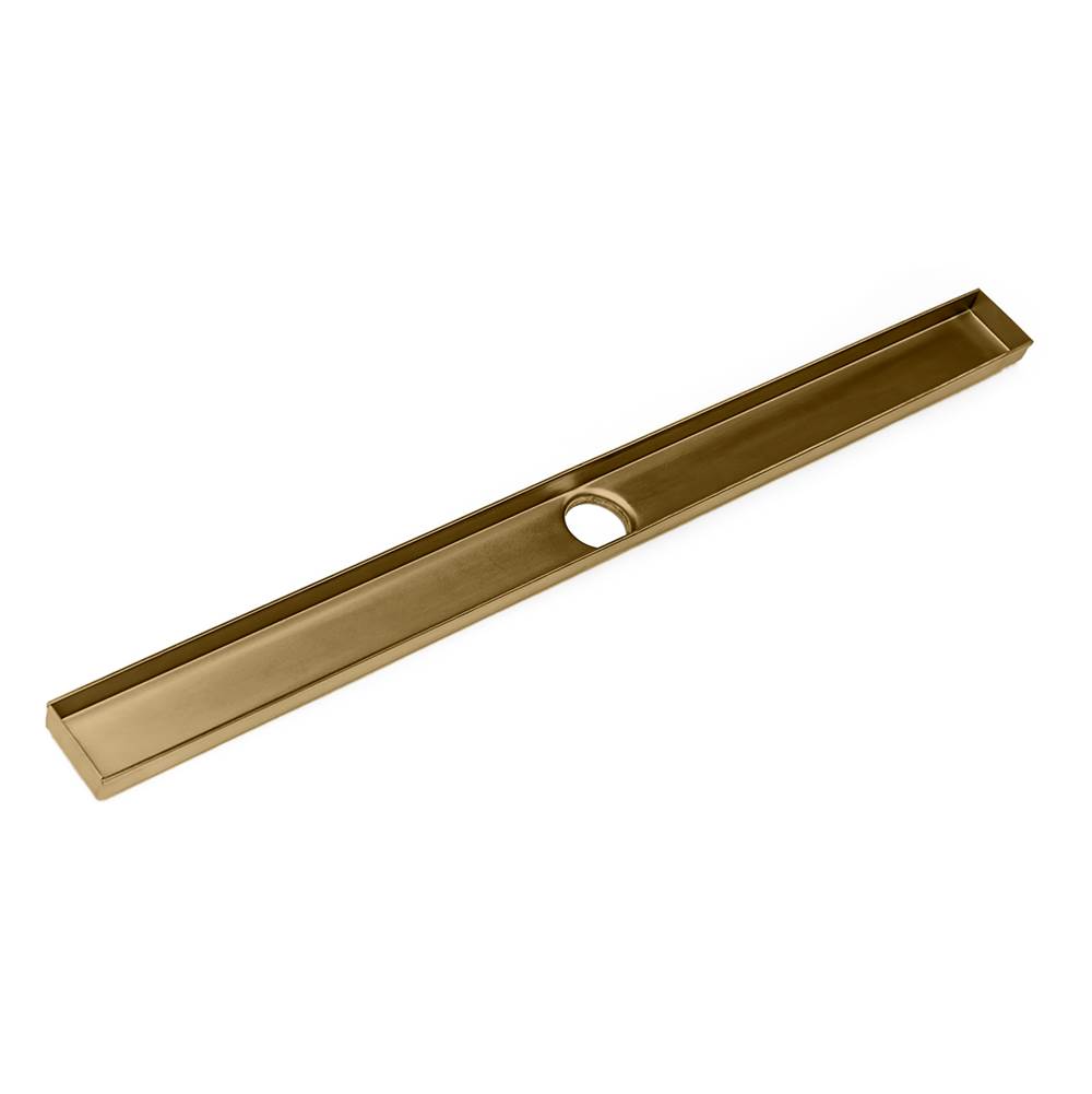 Infinity Drain 42'' Channel for FX 65 Series in Satin Bronze