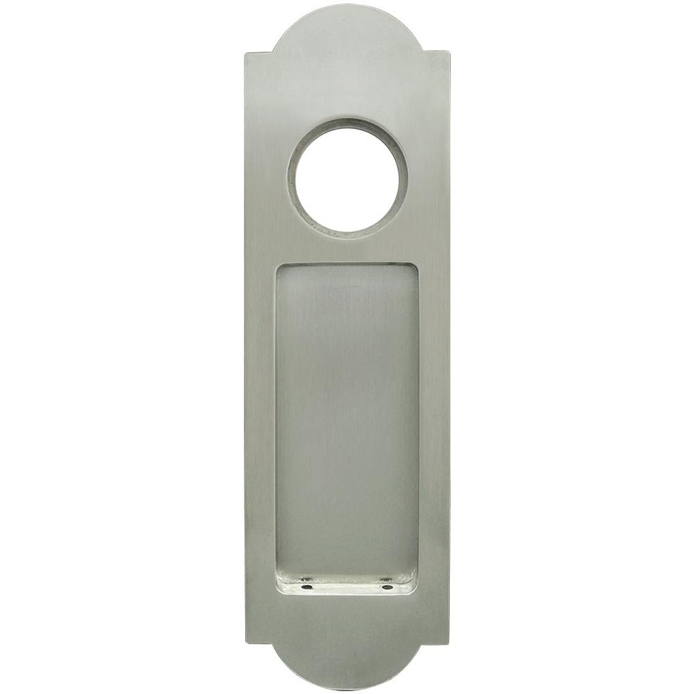 INOX PD Series Pocket Door Pull 3103 Entry w/Cyl Hole US32D