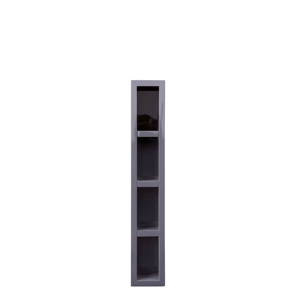 James Martin Vanities Milan 12'' Storage Cabinet (Small), Modern Grey Glossy