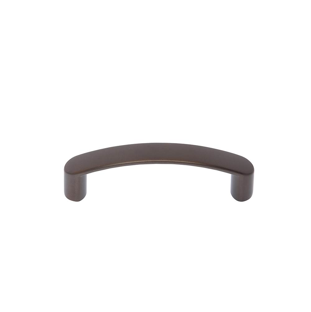 JVJ Hardware Teres Collection Old World Bronze Finish 96 mm c/c Thick Bowed Pull, Composition Zamac