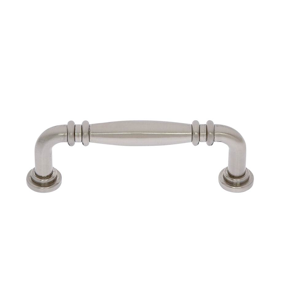 JVJ Hardware Imperial Collection Satin Nickel Finish 96 mm c/c Knuckle Pull, Composition Zamac