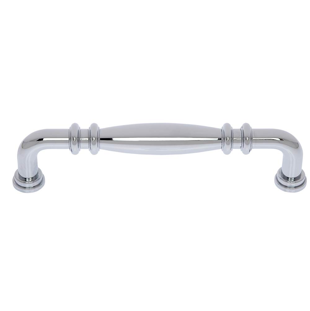 JVJ Hardware Imperial Collection Polished Chrome Finish  8'' c/c Refrigerator Knuckle Pull, Composition Zamac