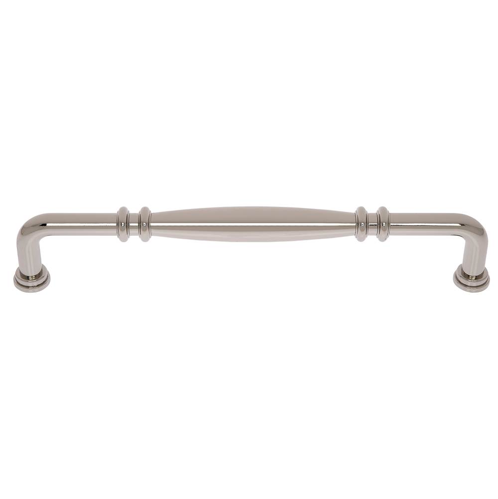 JVJ Hardware Imperial Collection Polished Nickel Finish  12'' c/c Refrigerator Knuckle Pull, Composition Zamac