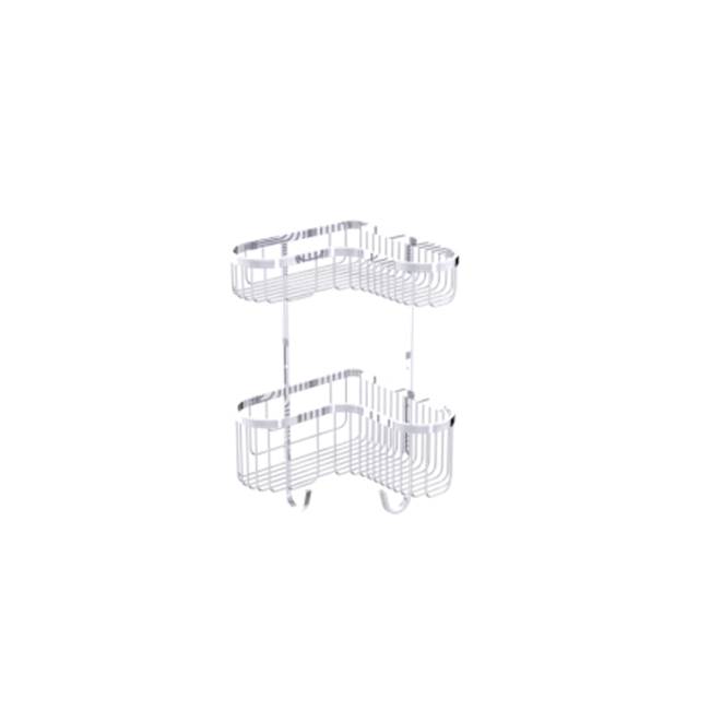 Kartners Bath & Shower Baskets - Double Wire Basket-Titanium