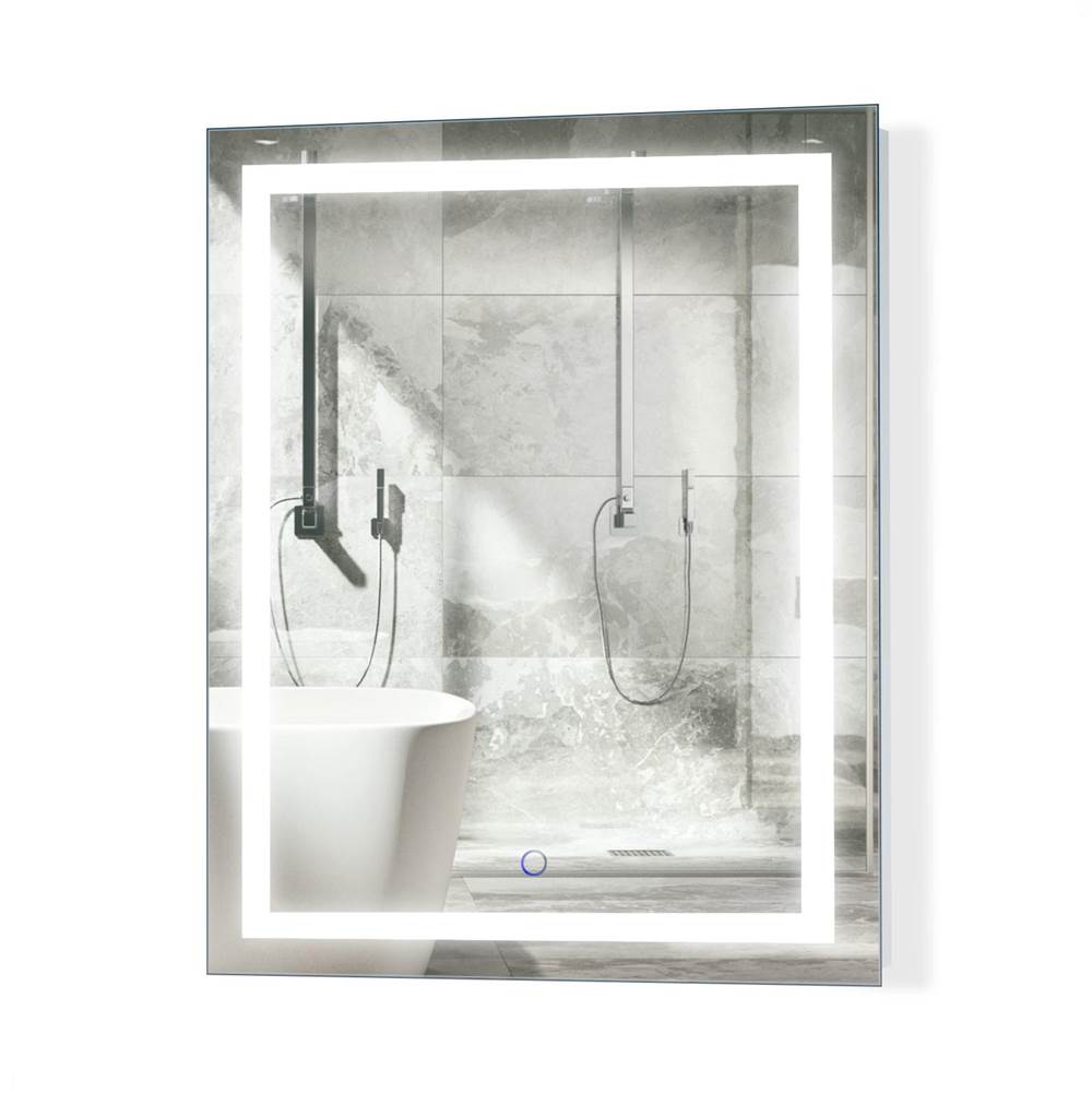 Krugg Icon 24'' x 30'' Bathroom LED Wall Mirror