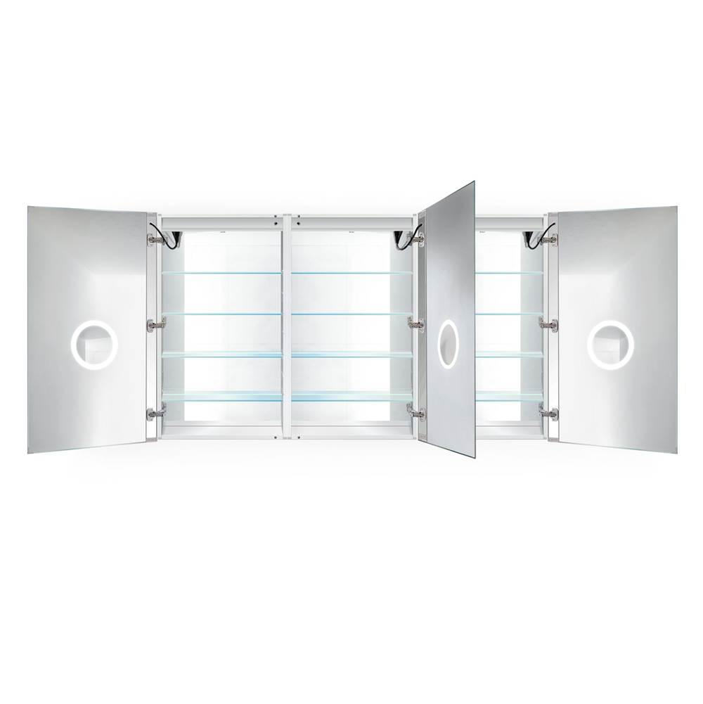 Krugg Triview LED Medicine Cabinet 72''X42'' w/Dimmer and Defogger