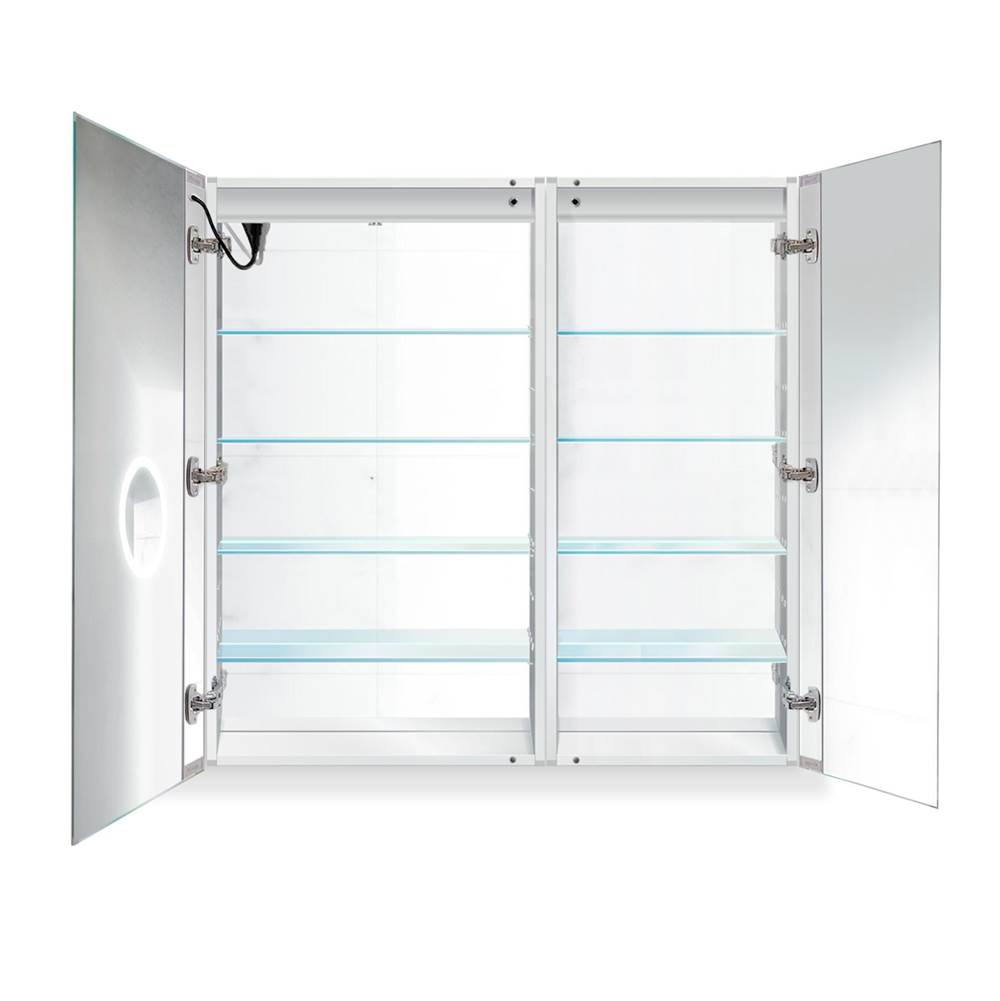 Krugg LED Bi-View Medicine Cabinet 42''X42'' w/Dimmer and Defogger