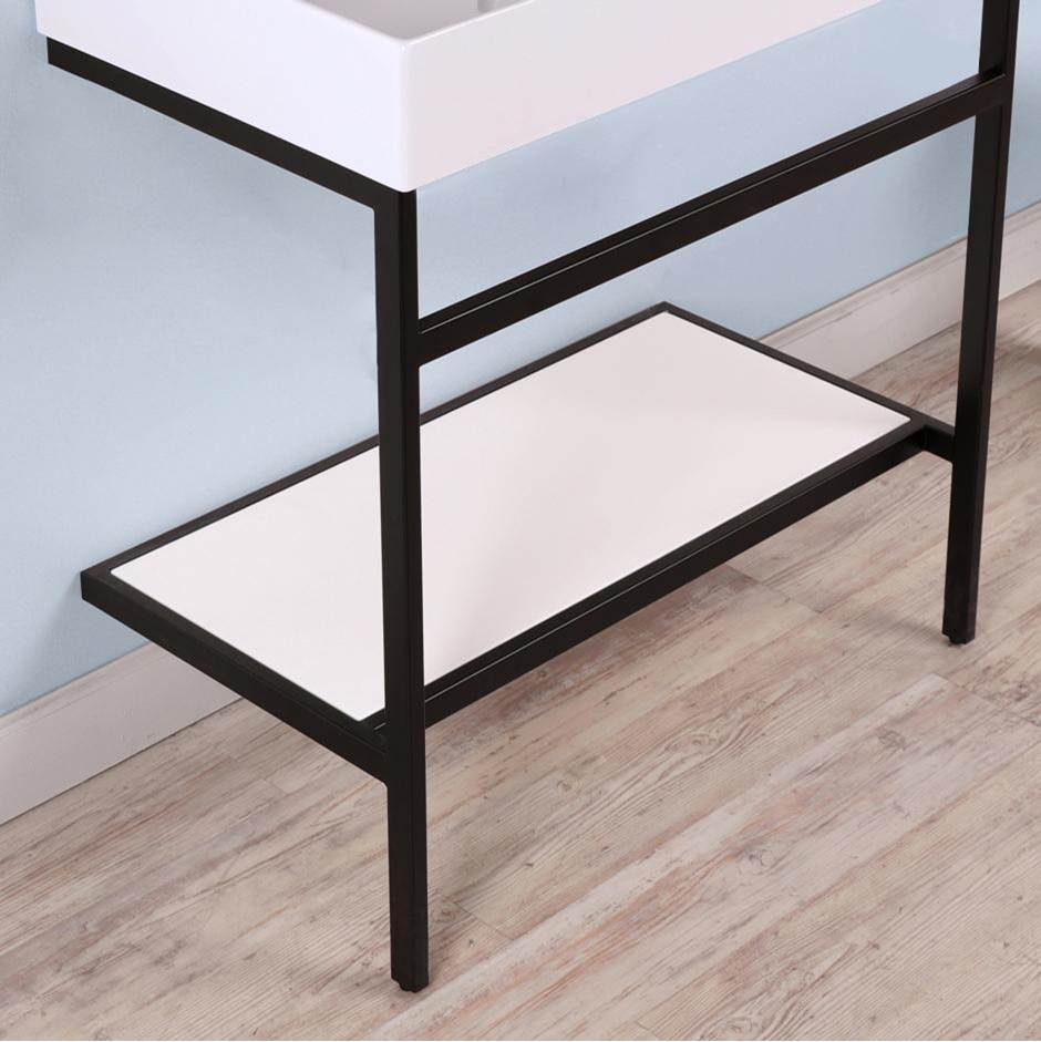 Lacava Optional solid surface shelf for  metal console stand AQG-FR-29 , W: 29'', D: 19'', H: 29''.