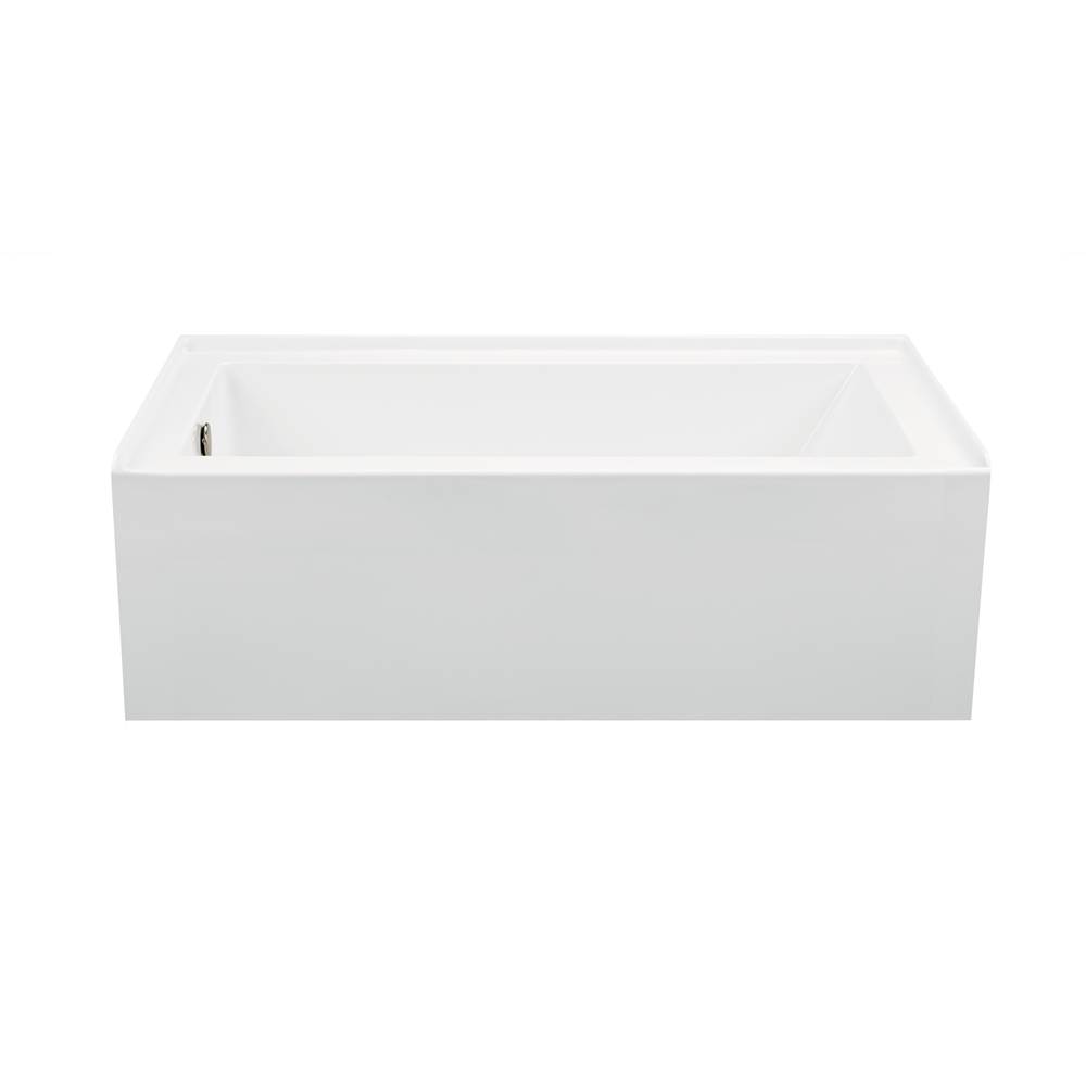 MTI Baths Cameron 1 Acrylic Cxl Integral Skirted Lh Drain Air Bath Elite - White (60X32)