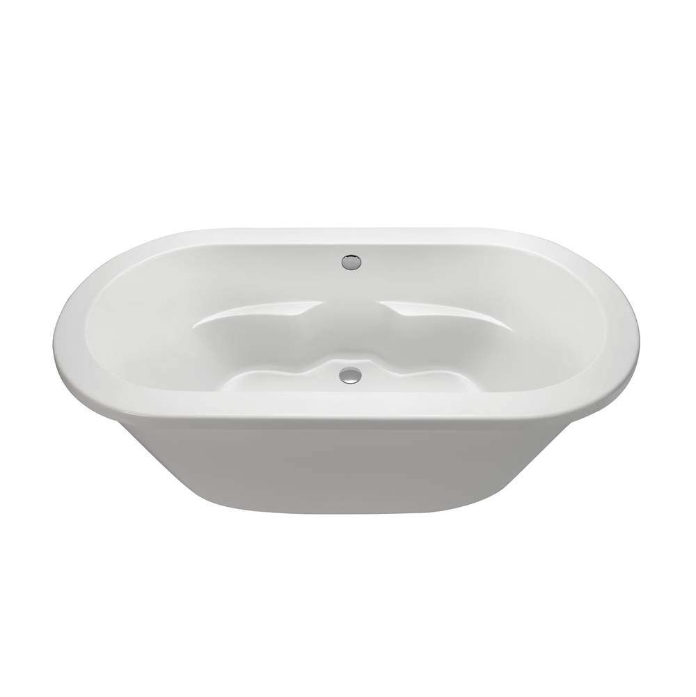 MTI Baths New Yorker 8 Acrylic Cxl Freestanding Air Bath - White (71.75X36)