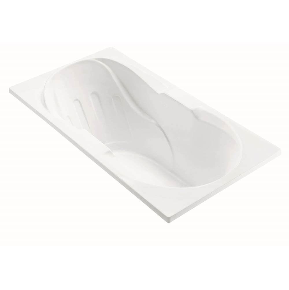 MTI Baths Reflection 2 Dolomatte Drop In Air Bath Elite/Microbubbles - White (65.75X35.75)