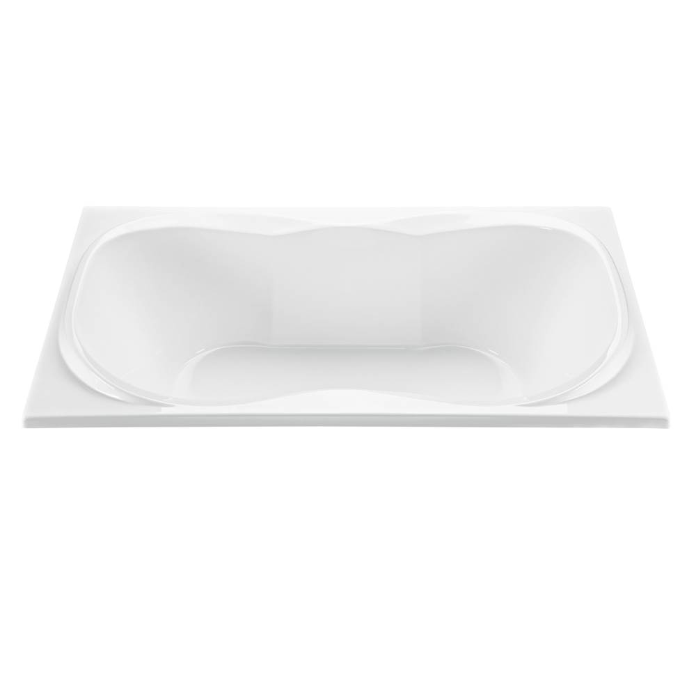 MTI Baths Tranquility 2 Acrylic Cxl Drop In Air Bath Elite/Microbubbles - White (72X42)