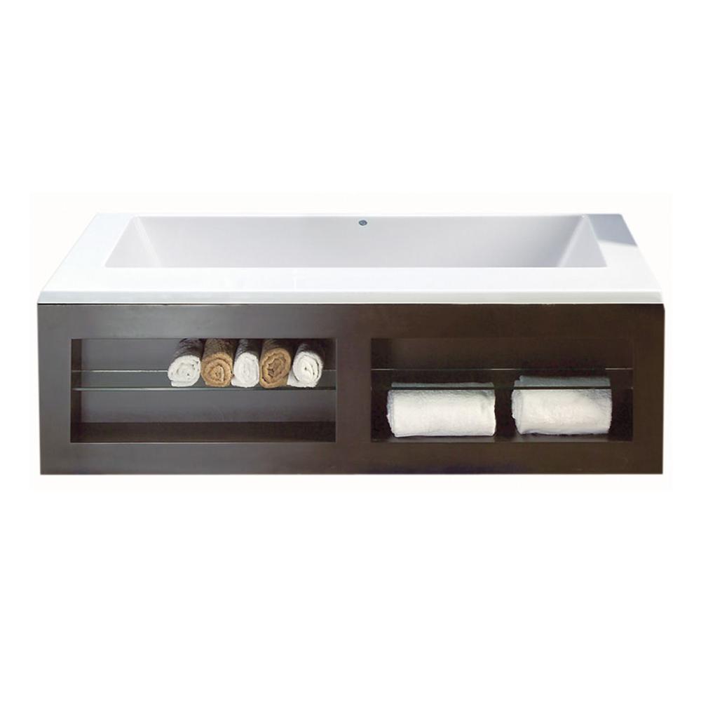 MTI Baths Metro 3 Surround Front And 3 Sides + Back - Version A - Unfinished