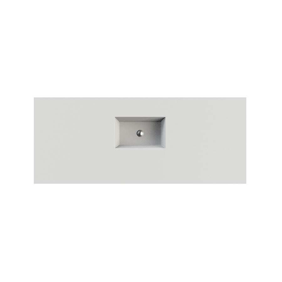 MTI Baths 51-62'',ESS COUNTER SINK,PETRA-9,DOUBLE BOWL,MATTE BISCUIT