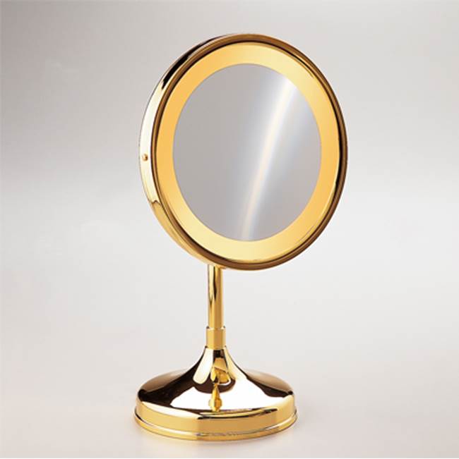 Nameeks Pedestal Round 5x Magnifying Mirror