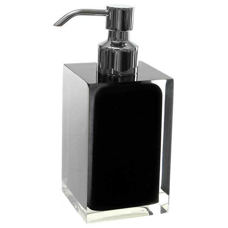 Nameeks Square Black Countertop Soap Dispenser